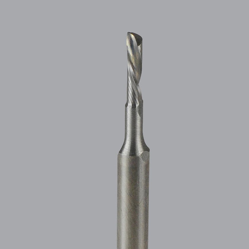Onsrud 62-618<br/>3/16'' CD x 5/8'' LoC x 1/4'' SD x 2'' OAL<br/>1 Flute - Solid Carbide O Flute Downcut Spiral Router Bits