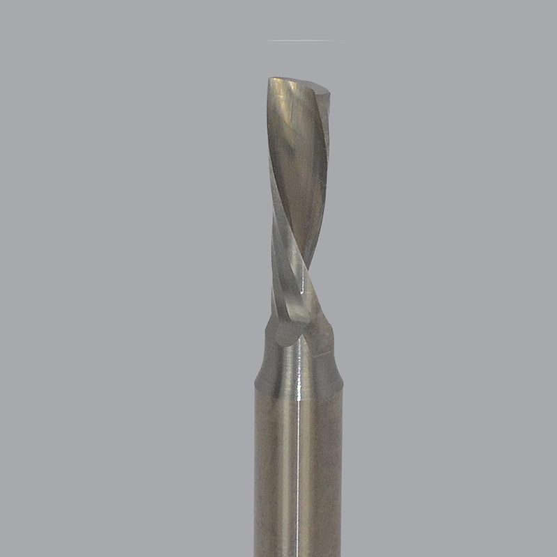 Onsrud 62-762<br/>1/8'' CD x 1/2'' LoC x 1/4'' SD x 2'' OAL<br/>1 Flute - Solid Carbide O Flute Downcut-Spiral Router Bits