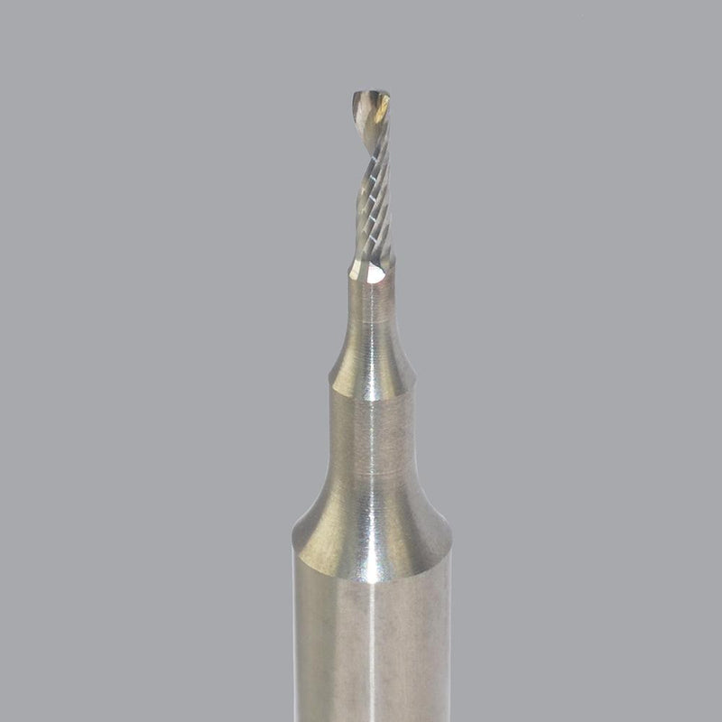 Onsrud 63-515<br/>1/8" CD x 1/2" LoC x 1/4" SD x 2" OAL<br/>1 Flute  Solid Carbide O Flute Upcut Spiral for Acrylic