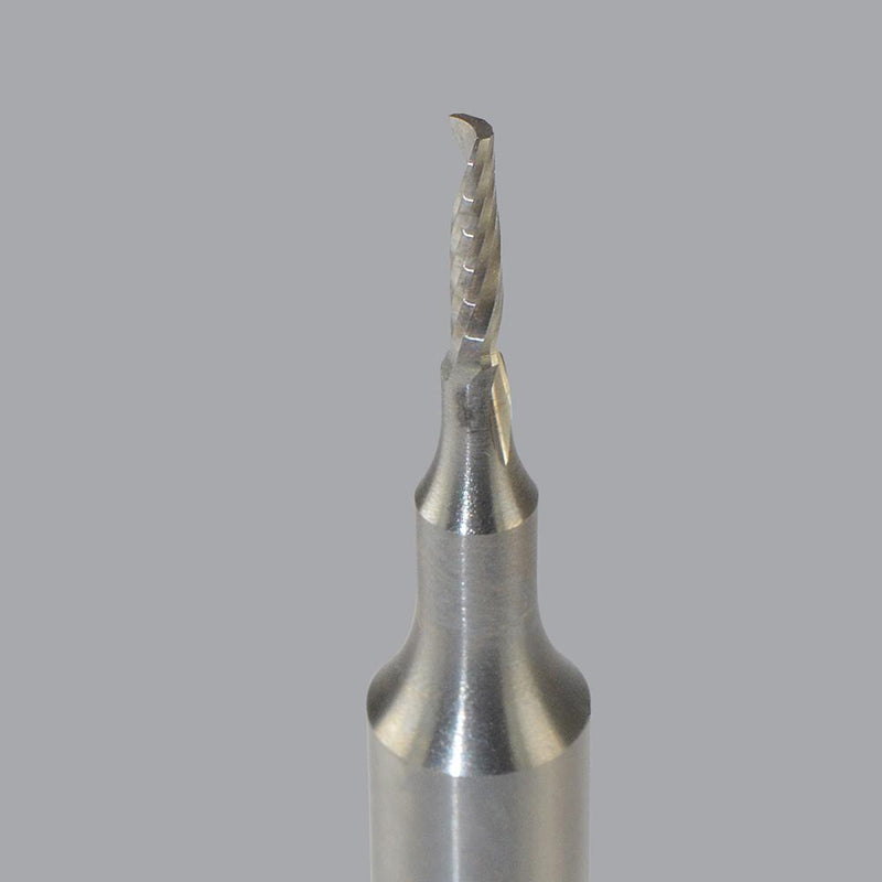 Onsrud 63-727<br/>1/4'' CD x 1-1/2'' LoC x 1/4'' SD x 3'' OAL<br/>1 Flute - Solid Carbide Upcut-Spiral O Flute