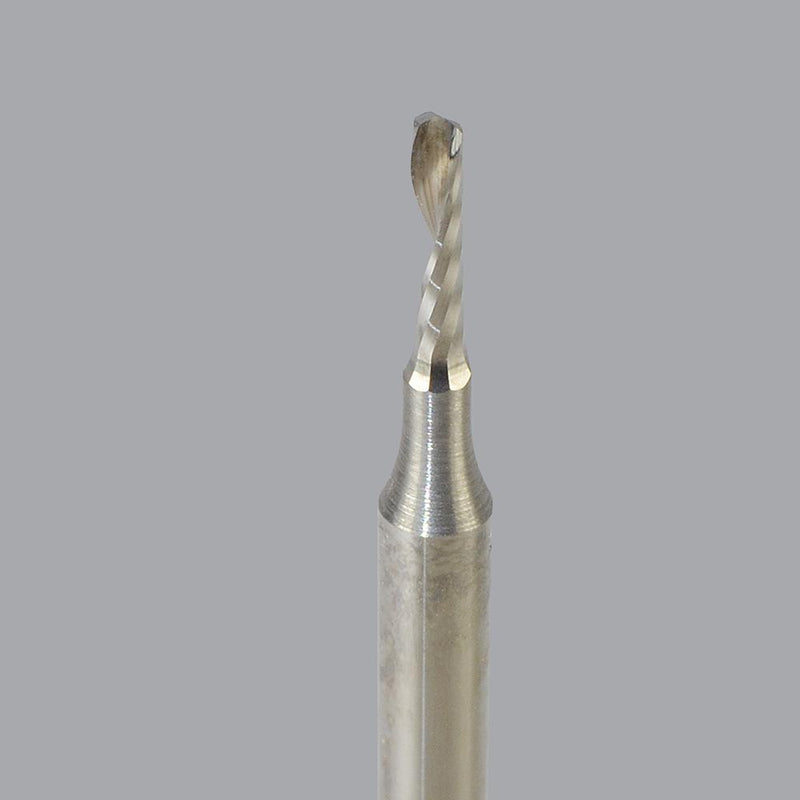 Onsrud 65-033<br/>3/8'' CD x 1-1/8'' LoC x 3/8'' SD x 3'' OAL<br/>1 Flute - Solid Carbide Upcut-Spiral O Flute