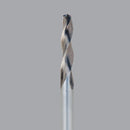Onsrud 80-002<br/>0.110 CD x 7/8'' LoC x 0.128" SD x 2-1/4'' OAL<br/>3 Flute  HSS Upcut Spiral Taper Pin Router