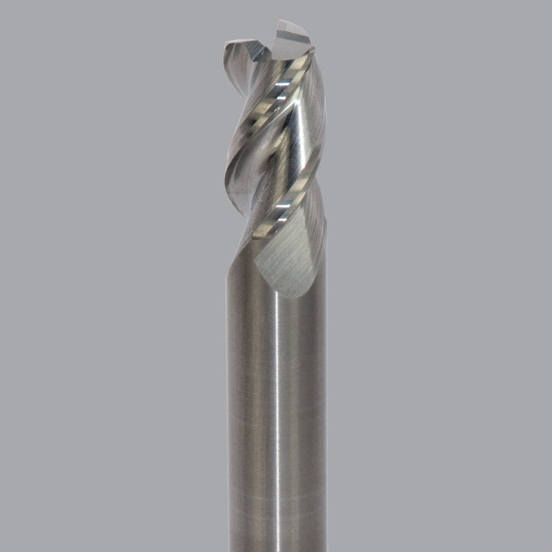 LMT Onsrud AMC705580<br>1" CD x 4-1/8" LOC x 1" SD x 7" OAL; No neck 0.190 CR Uncoated<br>Aluminum Finisher 3 Flute End Mill;  No neck