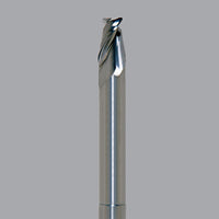 LMT Onsrud AMC713288<br>1" CD x 1-1/4" LOC x 1" SD x 6" OAL; 3-1/8" Neck Ball Uncoated<br>Aluminum Finisher 2 Flute End Mill; Necked, Coolant Through