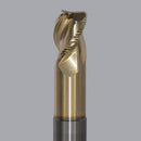 LMT Onsrud AMC800121<br>1" CD x 1-1/4" LOC x 1" SD x 5" OAL; 2-1/8" Neck 0.060 CR ZrN<br>Aluminum Rougher 3 Flute End Mill; Necked