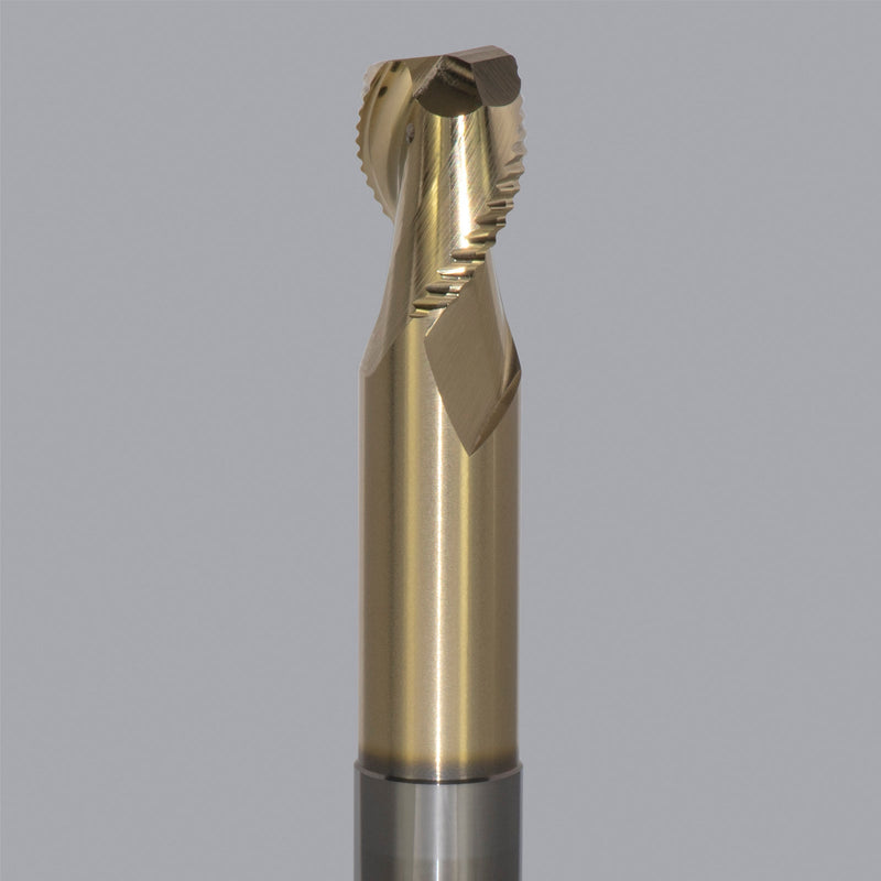 LMT Onsrud AMC800057<br>3/4" CD x 1" LOC x 3/4" SD x 4" OAL; 2-1/8" Neck 0.060 CR ZrN<br>Aluminum Rougher 2 Flute End Mill; Necked, Coolant Through