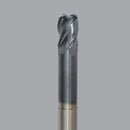LMT Onsrud MXQ2650113W<br>3/8" CD x 1/2" LOC x 3/8" SD x 3-1/2" OAL; 1-5/8" Neck 0.120 CR ESG W<br>MaxQ 4 Flute End Mill;  Necked