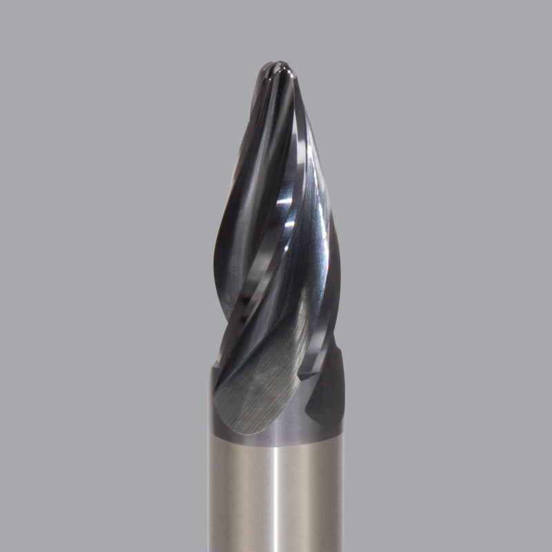 LMT Onsrud RMC2647644<br>10mm CD x 24.5mm LOC x 10mm SD x 73mm OAL; No neck 2mm CR ESG <br>RMC Radial Oval Shape 4 Flute Milling Cutter; No Neck