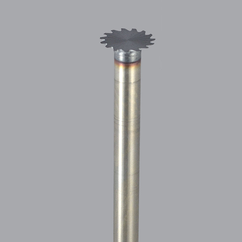 Onsrud 31-102TCN<br/>3/8" CD x 0" LoC x 1/4" SD x 3" OAL<br/>High Speed Steel - Honeycomb Cutter with Teeth, TICN Coated