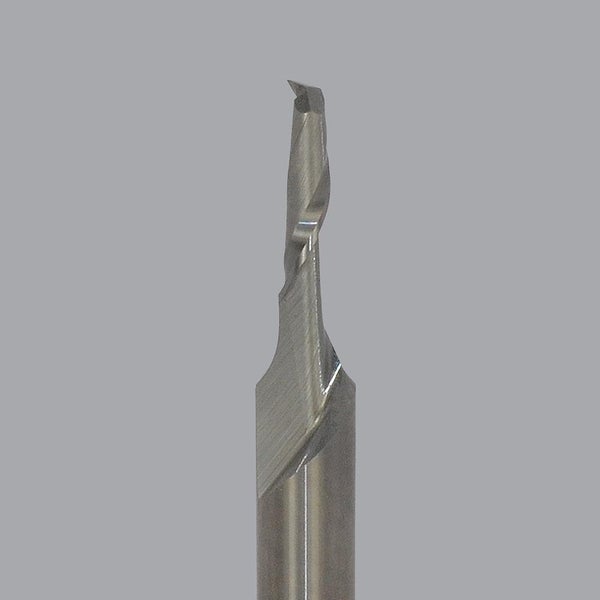 Onsrud 63-040<br>1/8'' CD x 1/2'' LoC x 1/4'' SD x 2'' OAL<br/>1 Flute - Solid Carbide Upcut-Spiral Router Bits