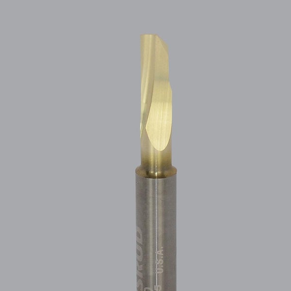 Onsrud 63-430<br>1/4" CD x 1/4" LoC x 1/4" SD x 2" OAL<br/>1 Flute - Solid Carbide Upcut-Spiral ZRN Coated for Soft Aluminum