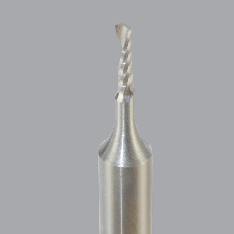 Onsrud 63-802<br/>2mm CD x 8mm LoC x 2mm SD x 50mm OAL<br/>1 Flute - Solid Carbide Upcut-Spiral O Flute