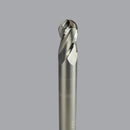 Onsrud 65-310B<br/>1/4" CD x 1/2" LoC x 1/4" SD x 3" OAL<br/>4 Flute - Solid Carbide Upcut-Spiral High Finish Ballnose