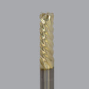 Onsrud 66-410<br/>1/2" CD x 1-1/8" LoC x 1/2" SD x 3" OAL<br/>6 Flute Solid Carbide Honeycomb Compression Spiral; .3000" Upcut Flute LoC