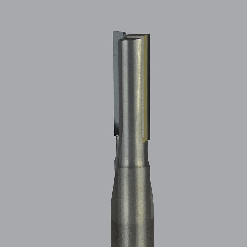 Onsrud 68-055<br/>3/8'' CD x 7/8'' LoC x 3/8'' SD x 3'' OAL<br/>2 Flute - Straight PCD Tipped Router Bit with Plunge Point