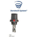 FS Tool  AF2061-HUD2-25.6BH <br>1/2" CD x 1" LoC x HSK20C  Shank Type<br>2 Flute Solid Carbide Aerotech Finishing High Upcut Compression; 16mm Upcut Flute LoC