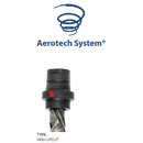 FS Tool  AF2061-UD3-25.6BH<br>1/2" CD x 1" LoC x HSK20C  Shank Type<br>3 Flute Solid Carbide Aerotech Finishing Mortise Upcut Compression; 4.8mm Upcut Flute LoC