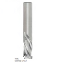 FS Tool  RSF2061-UD3-25.6 <br>1/2" CD x 1" LoC x 1/2" SD x 3" OAL<br>3 Flute Solid Carbide Aerotech Finishing Mortise Upcut Compression; 4.8mm Upcut Flute LoC