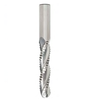 FS Tool  RSCBN2030-U3<br>1/2" CD x 2-1/4" LoC x 1/2" SD x 4" OAL<br>3 Flute Solid Carbide Roughing Ballnose Upcut Spiral