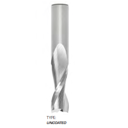 FS Tool  RSF2015-U2<br>3/8" CD x 1-1/4" LoC x 3/8" SD x 3" OAL<br>2 Flute Solid Carbide Finishing Upcut Spiral