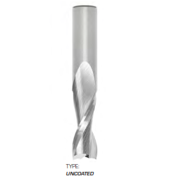 FS Tool  RSF2004-U2<br>3/16" CD x 3/4" LoC x 1/4" SD x 2" OAL<br>2 Flute Solid Carbide Finishing Upcut Spiral