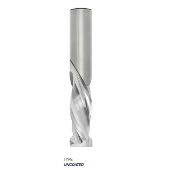 FS Tool  RSF2059-UD2<br>3/8" CD x 1-1/4" LoC x 3/8"  SD x 3" OAL<br>2 Flute Solid Carbide Finishing Compression Spiral; 7.0mm Upcut Flute LoC