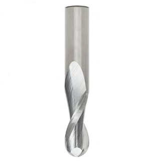 FS Tool  RSFBN2020-U2<br>1/2" CD x 1-1/4" LoC x 1/2" SD x 3" OAL<br>2 Flute Solid Carbide Finishing Ballnose Upcut Spiral