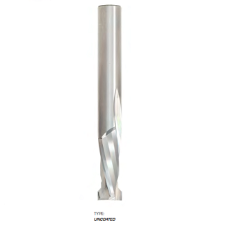 FS Tool  RSFL2061M-UD2<br>1/2" CD x 1-1/4" LoC x 1/2" SD x 4" OAL<br>2 Flute Solid Carbide Finishing Low Helix Compression Spiral; 4.7mm Upcut Flute LoC