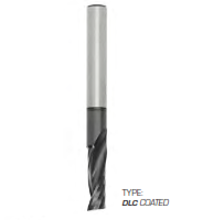 FS Tool RSFO4000DLC-U1 Aluminum optimized O-Flute Upcut Spiral Router Bit