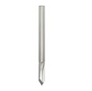 FS Tool  RSFV6038/1<br>3/8" CD x 1" LoC x 3/8" SD x 3" OAL<br>2 Flute Solid Carbide V-Point - 60 Degree Router Bit