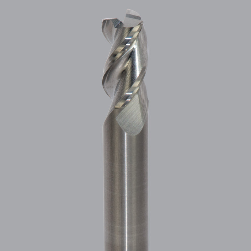 LMT Onsrud AMC703872<br>3/8" CD x 1" LOC x 3/8" SD x 2-1/2" OAL; No neck 0.120 CR Uncoated<br>Aluminum Finisher 3 Flute End Mill;  No neck