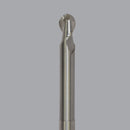 LMT Onsrud AMC707288<br>1" CD x 1-1/4" LOC x 1" SD x 6" OAL; 3-1/8" Neck Ball CR Uncoated<br>Aluminum Finisher 2 Flute End Mill; Necked