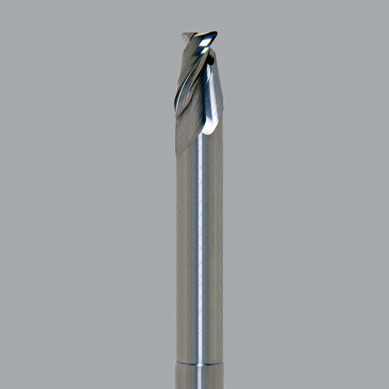 LMT Onsrud AMC712102<br>1/4" CD x 3/8" LOC x 1/4" SD x 4" OAL; 1-1/2" Neck Square CR Uncoated<br>Aluminum Finisher 2 Flute End Mill; Necked, Coolant Through