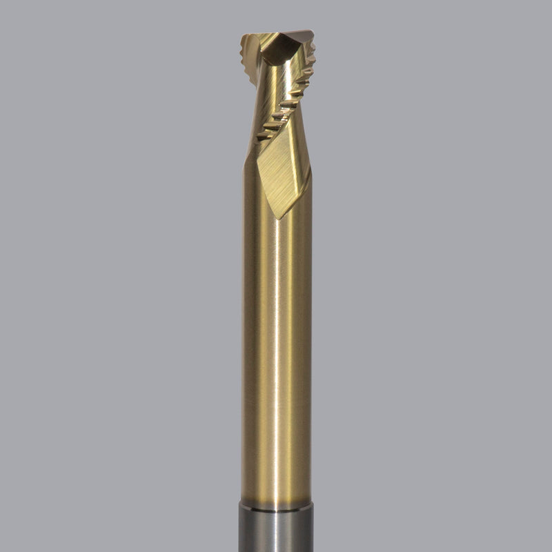 LMT Onsrud AMC800021<br>1" CD x 1-1/4" LOC x 1" SD x 5" OAL; 2-1/8" Neck 0.060 CR ZrN<br>Aluminum Rougher 2 Flute End Mill; Necked