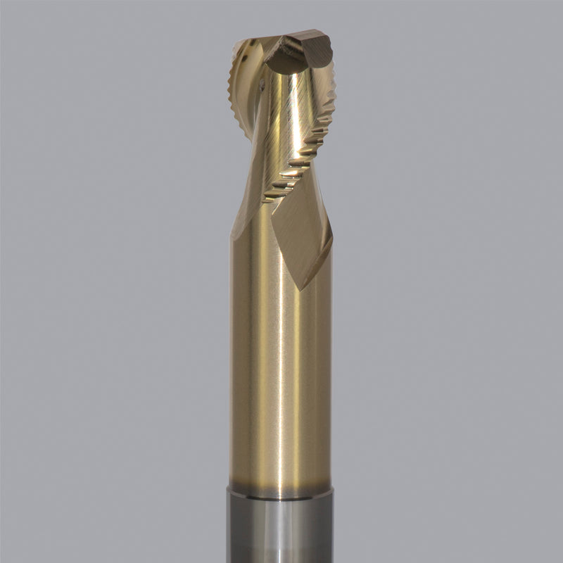 LMT Onsrud AMC800059<br>3/4" CD x 1" LOC x 3/4" SD x 4" OAL; 2-1/8" Neck 0.120 CR ZrN<br>Aluminum Rougher 2 Flute End Mill; Necked, Coolant Through