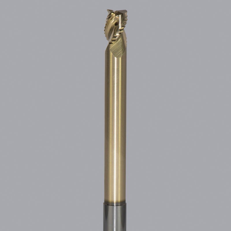 LMT Onsrud AMC800153<br>1/2" CD x 5/8" LOC x 1/2" SD x 4" OAL; 2-1/8" Neck 0.030 CR ZrN<br>Aluminum Rougher 3 Flute End Mill; Necked, Coolant Through