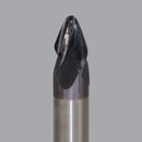 LMT Onsrud RMC2647632<br>5/8" CD x 1-1/4" LOC x 5/8" SD x 4" OAL; No neck na CR ESG <br>RMC Radial Conical Taper A 4 Flute Milling Cutter; No Neck