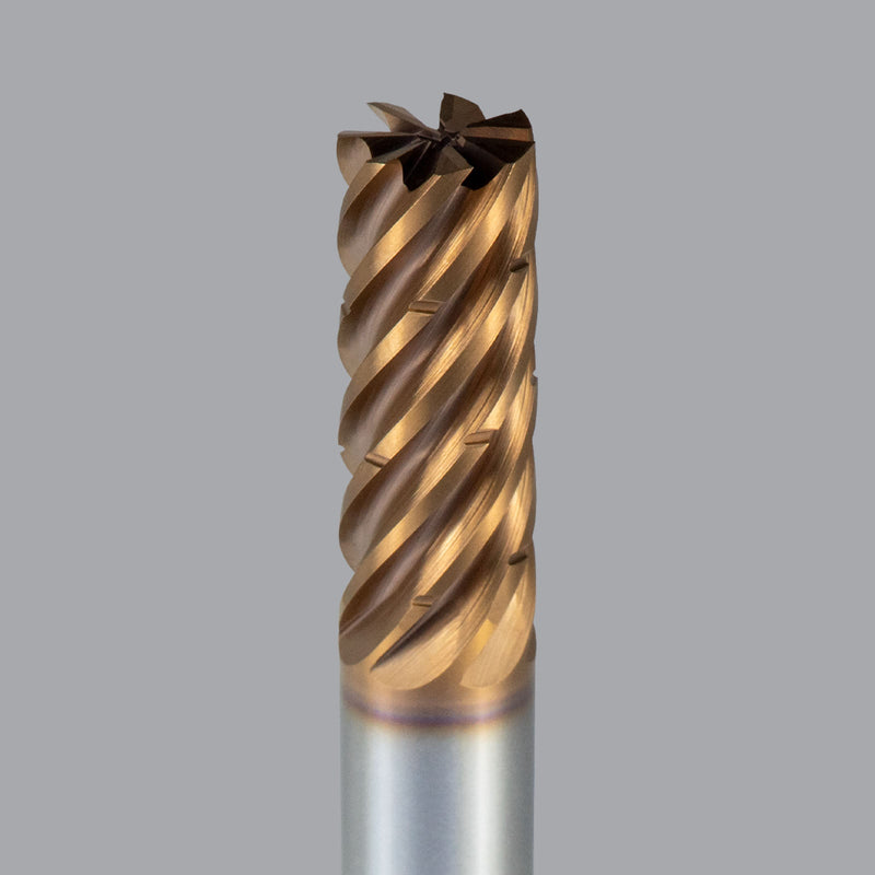 LMT Onsrud TRX700444<br>5/8" CD x 1-5/8" LOC x 5/8" SD x 5" OAL; Necked 0.060 CR X<br>TRX Titanium 7 Flute End Mill;  Necked; Chip Splitter